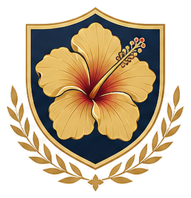 Lobiscus Holdings hibiscus crest
